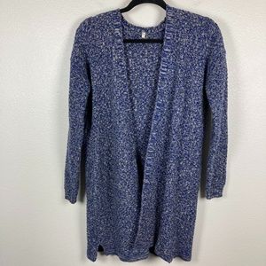 Womens Long Cardigan Sweater Size L